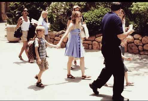 Emma Waking Her Brother To School